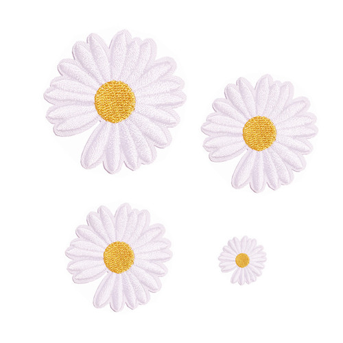 Manufacturer computer embroidery cloth patch cartoon daisy cloth patch patch hand ledger diy accessories