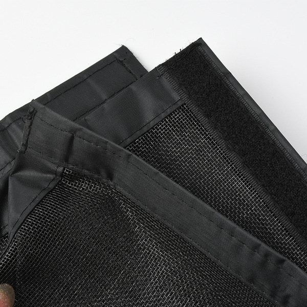 transparent black curtain PVC