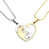 Pendant stainless steel, necklace heart shaped, accessory for beloved, suitable for import, simple and elegant design, wholesale