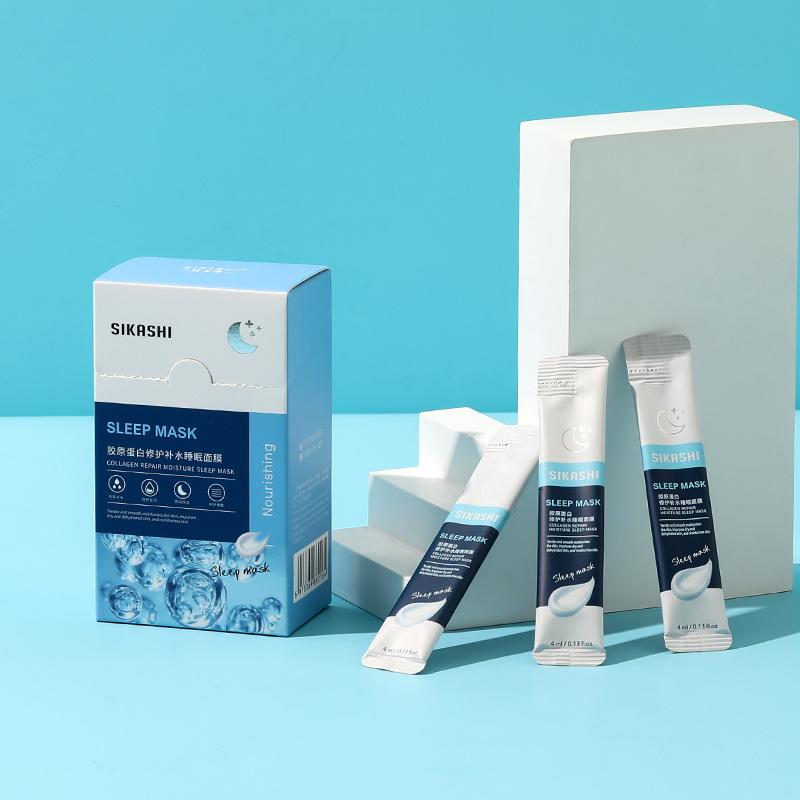 胶原蛋白修护补水面膜夜间修护 睡前免水洗创新口袋面膜