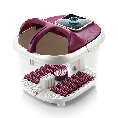 全自动加热泡脚桶新款足浴盆洗脚按摩家用足疗机熏蒸足浴滚轮按摩|ru