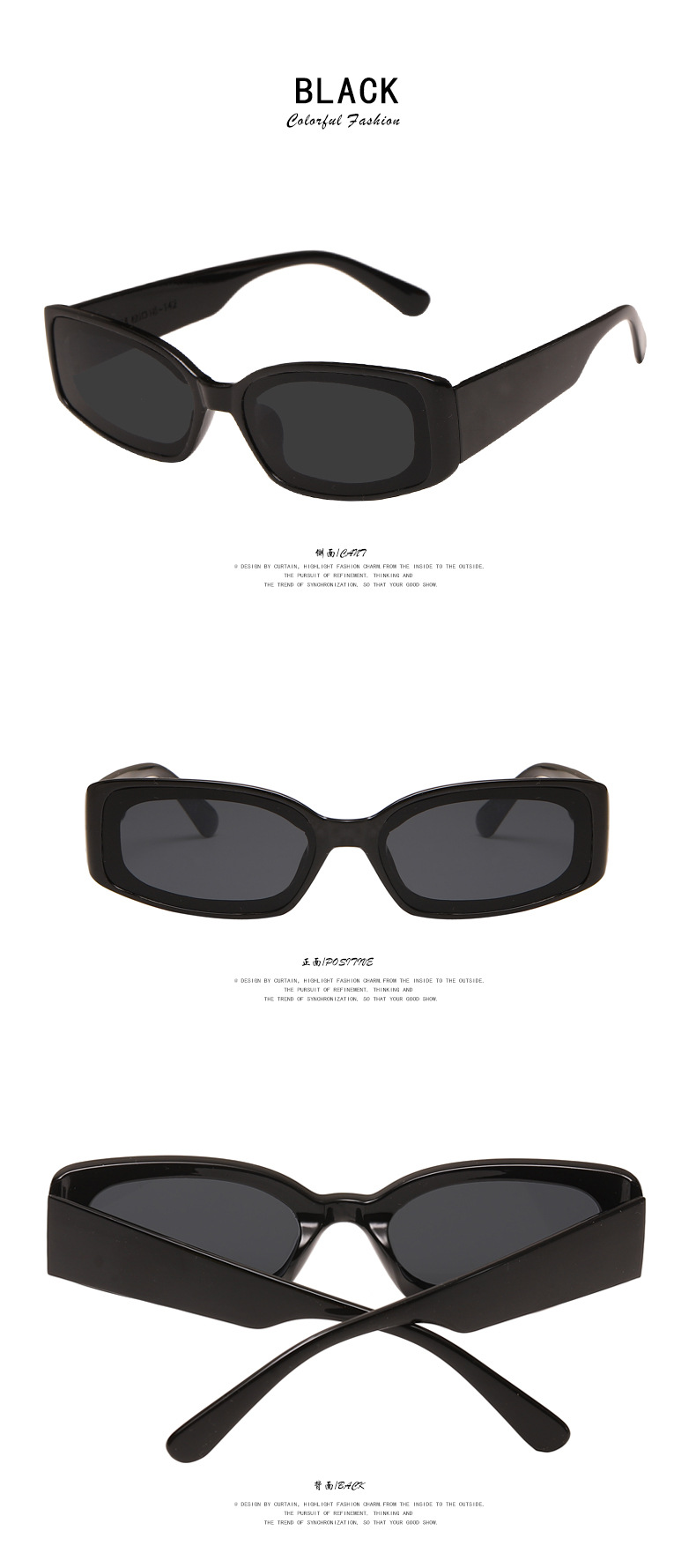 45g Weight UV400 Protection Lens Material Women'S, Men'S, Unisex Gender Retro Style Grey, Transparent, Black Color Retro UV400 Protection Women's Sunglasses 4