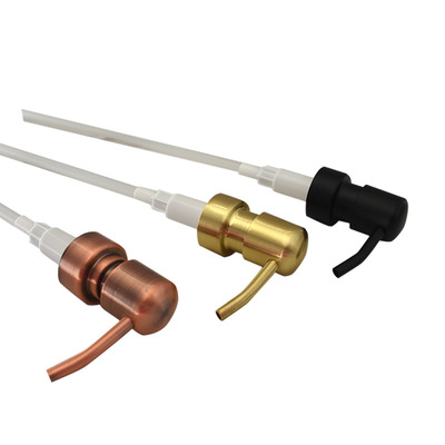 不鏽鋼按壓頭 洗手液按壓器 高檔乳液泵頭 拉絲按壓頭 皂液器頭