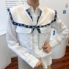 South Korean brand goods, summer cloak, false collar with letters, neckerchief, simple and elegant design