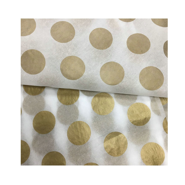 4C印刷棉纸 FSC卷筒白色拷贝纸印刷 圣诞礼品包装纸印刷CHANG