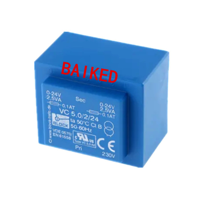VC 5.0/2/24 Block 5VA PCB变压器 VC 5/2/24 24V交流电压