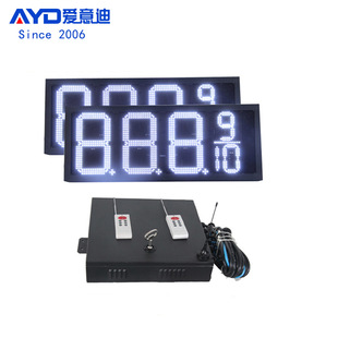 ��ɫLED�̓r�� 12��8.889/10  �̓r�@ʾ����ʽ��վ�r���ƏS�ҹ���