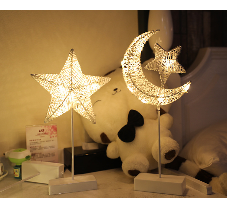 Romantic Star Moon Pvc Indoor Lightings display picture 1