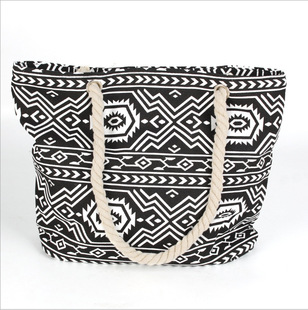 2020 new canvas large bag Korean style trendy simple shopping bag women's bag shoulder portable women's bag factory wholesale