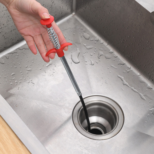 Pipe dredge with grabber sewer pipe cleaning grabber anti-clogging hair multifunctional dredge cleaner