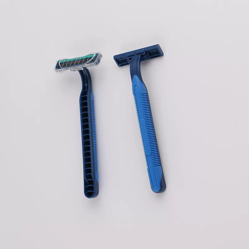 厂家批发 双层不锈钢刀片 一次性手动刮毛刀刮胡刀剃须刀酒店专供