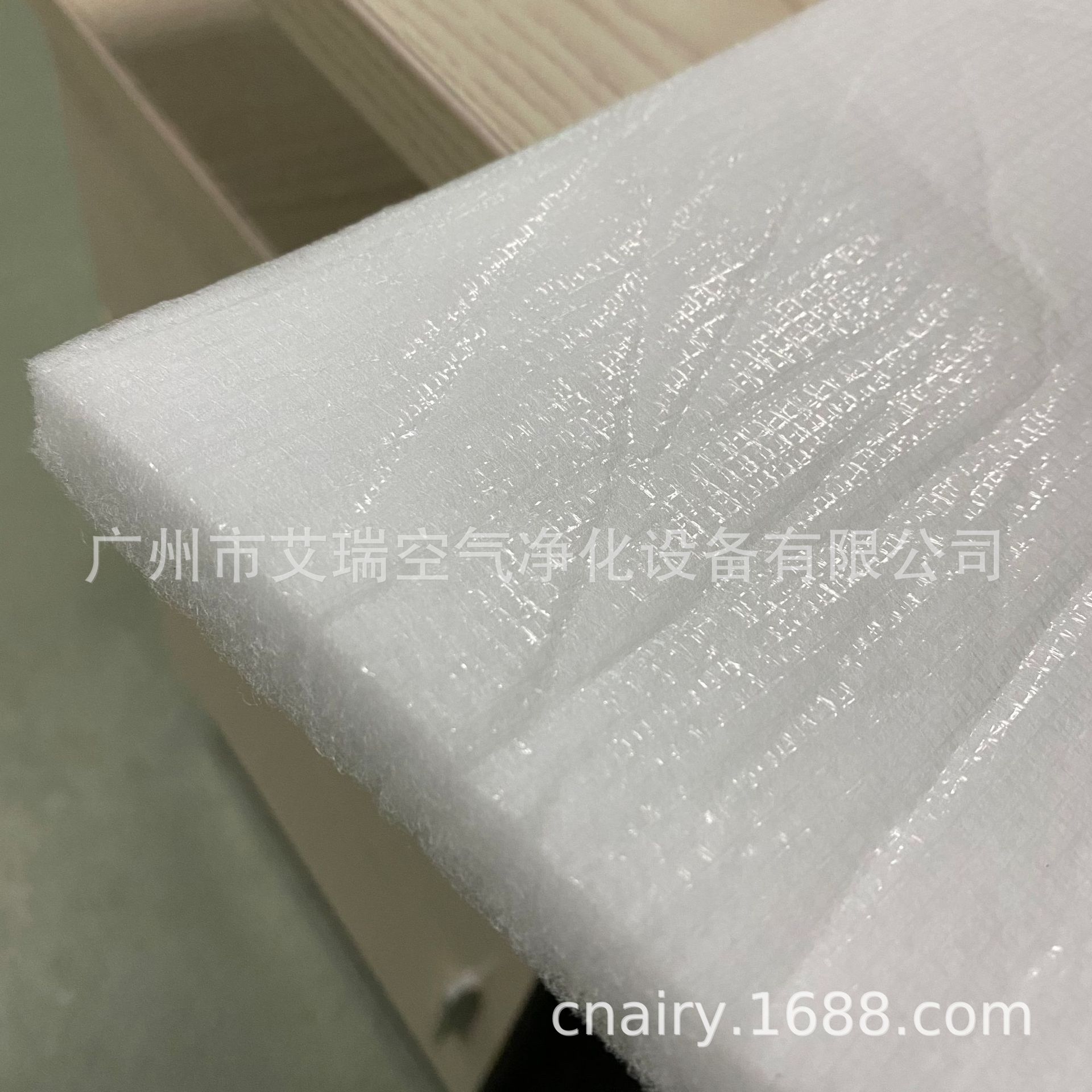 单面覆网过滤棉薄膜过滤棉车厂用阻燃过滤棉PA/305进口空气过滤棉