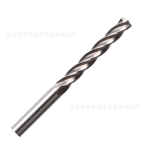 4-Flute Flat End Mill 3.175mm x 22mm, 10-Pack Carbide Milling Cutter Acrylic No Burs Engraving Machine Tool