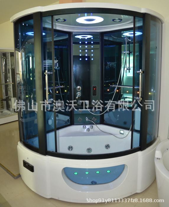 Aowo cuarto de baño sala de vapor interior proveedor doble ducha de vapor sala de ducha sauna cuarto de baño integral