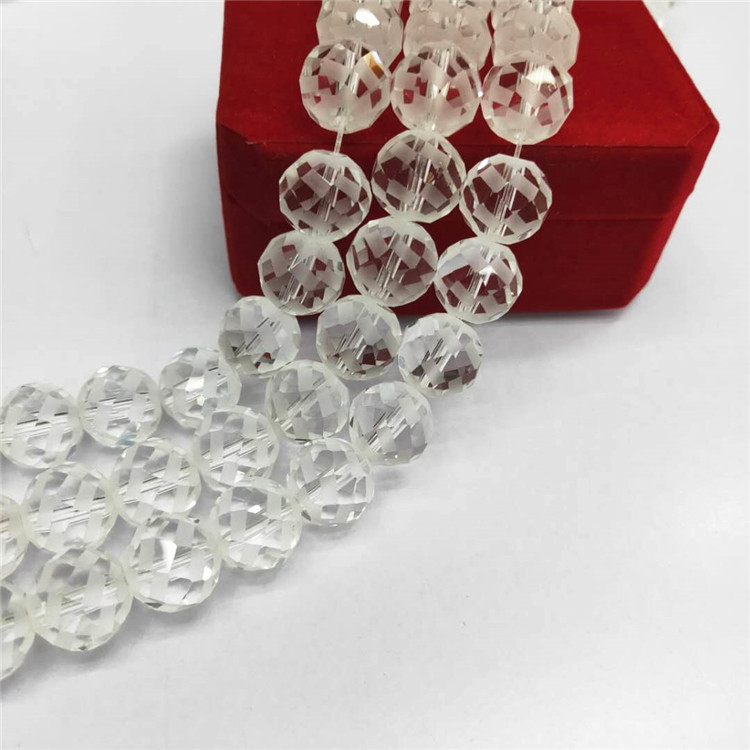 Wholesale of special crystal jewelry cut white crystal loose beads, DIY glass semi-finished jewelry beads, factory direct sales detail image 5