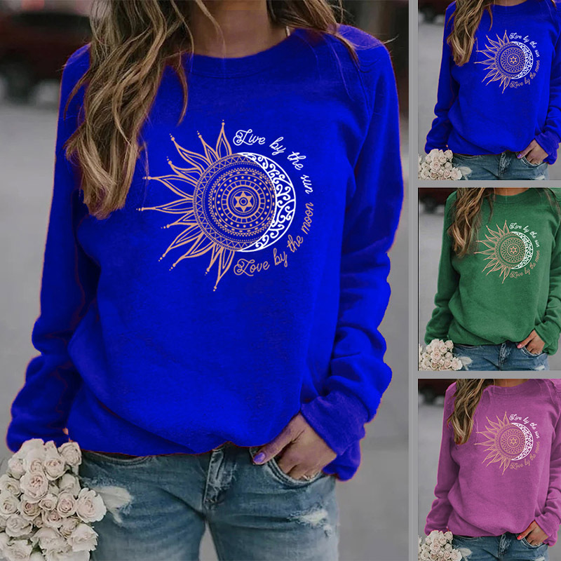 2023 Amazon ebay AliExpress Cross-border Independent Station eBay Animal Letters European and American Printed Crewneck 2Temu