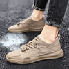 Summer breathable trend universal footwear, silk cloth slip-ons for leisure