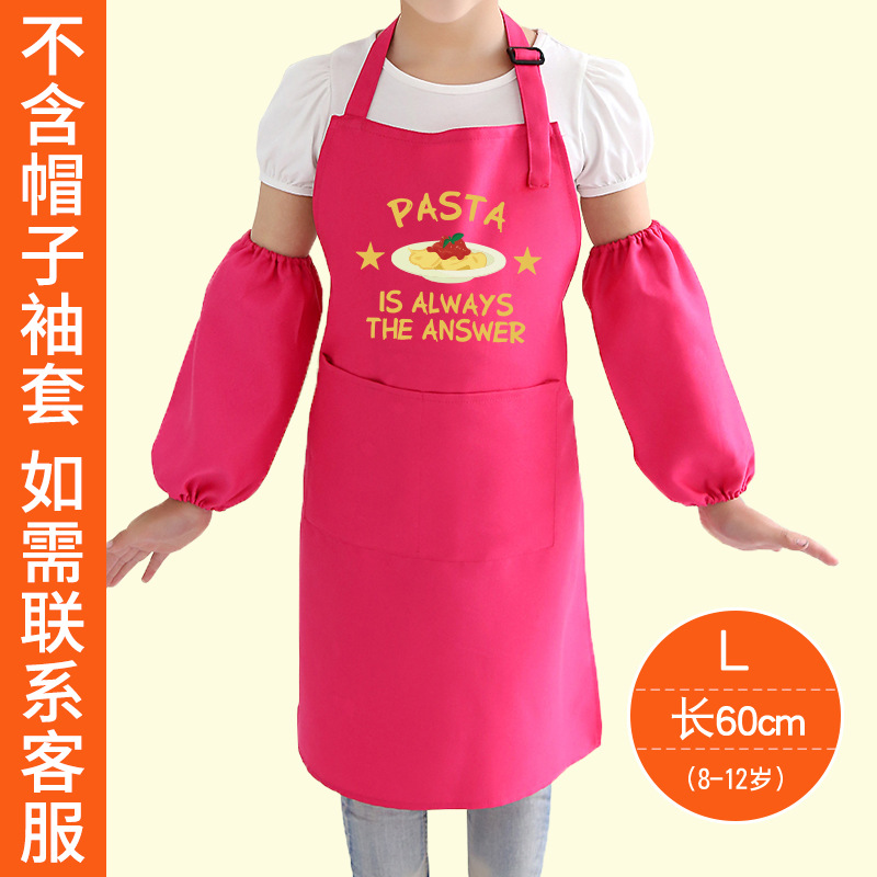 Lindo anti-fouling delantal para niños logotipo personalizado hogar cocina comedor jardín de infantes arte pintura ropa impresión