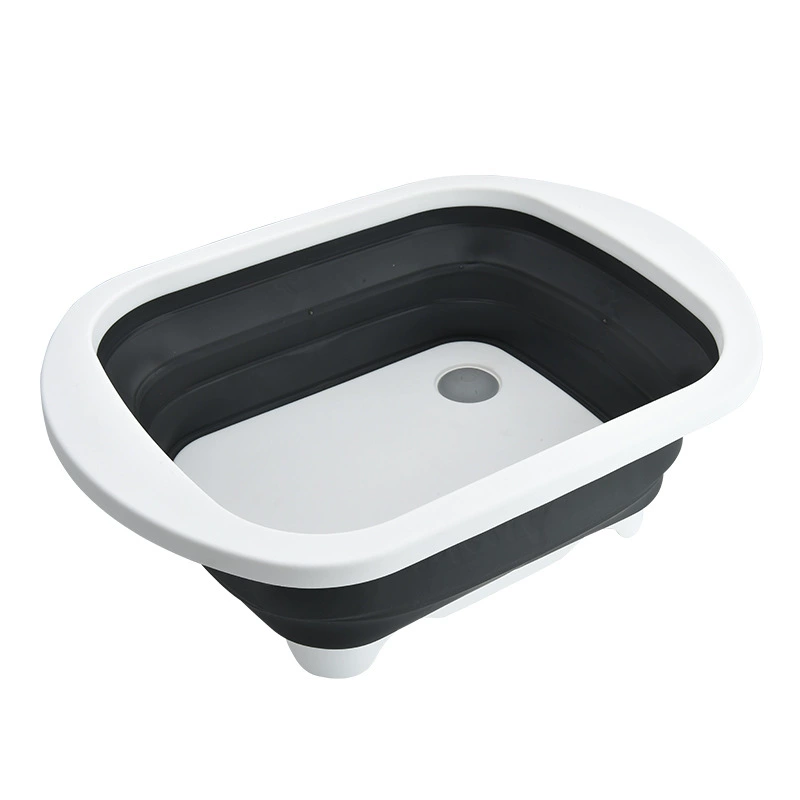 Douyin's same multi-purpose folding cutting board kitchen tool drain basket three-in-one cutting board kitchen cutting board cutting board