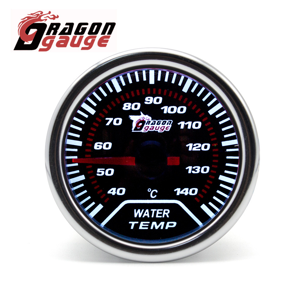 2寸52mm汽车改装仪表 水温表 油温表 指针白光汽车仪表