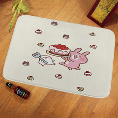 Cartoon floor mat entry door cute cartoon Kalahela rabbit foot mat Taiwan doll machine special leaflet 150g
