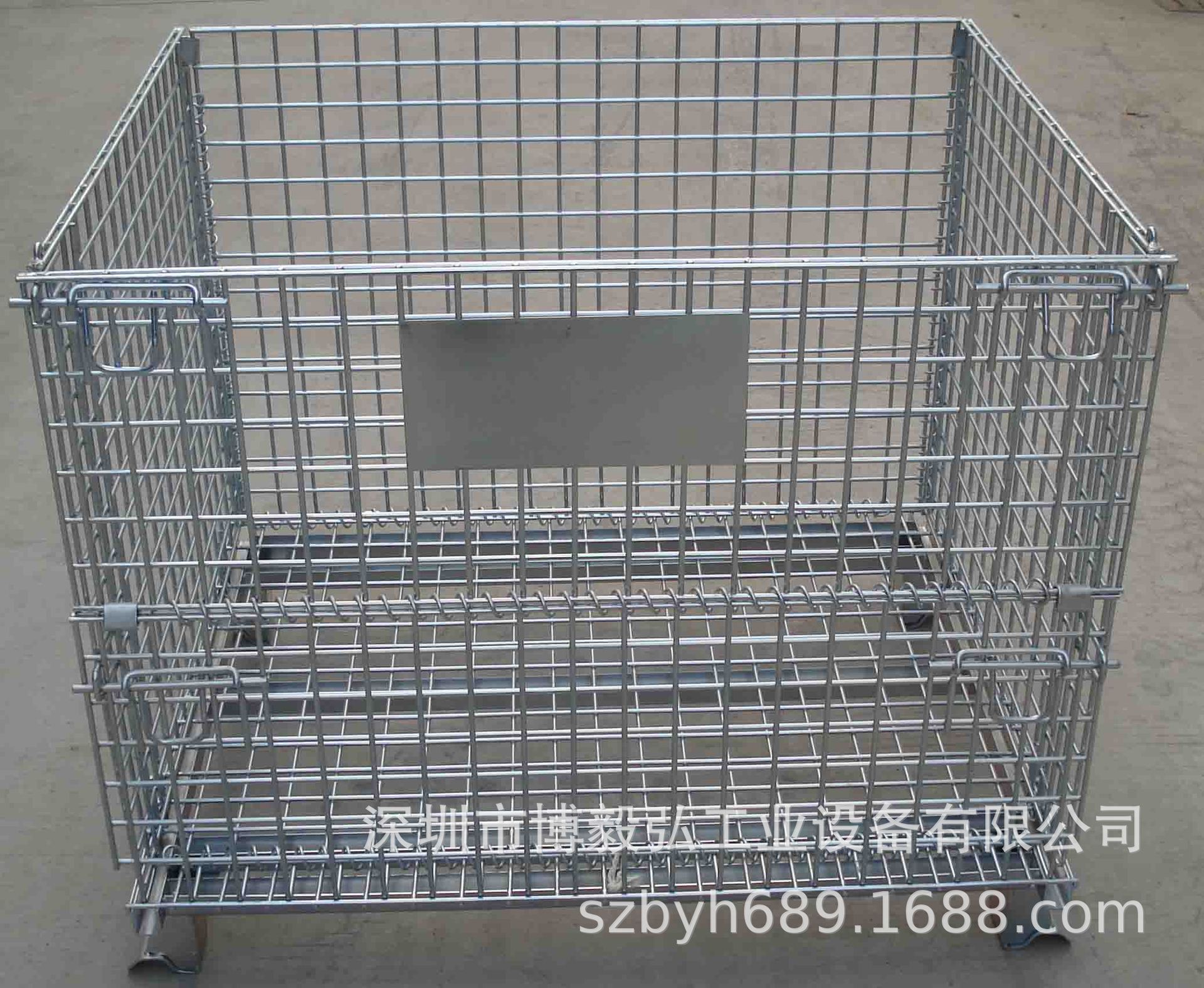 深圳B系列仓储笼网格箱折叠式铁框蝴蝶笼 金属周转箱仓库铁笼批发-阿里巴巴