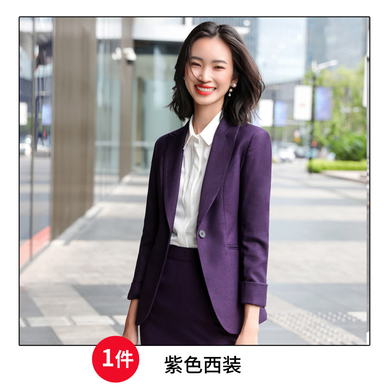職業服気質女神範スーツスーツ正装韓国版ファッション気質ビジネス高級スーツol作業服|undefined