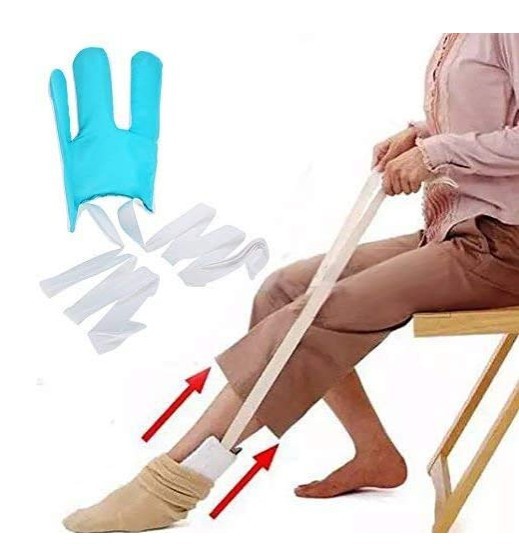 Sock Aid in Use
