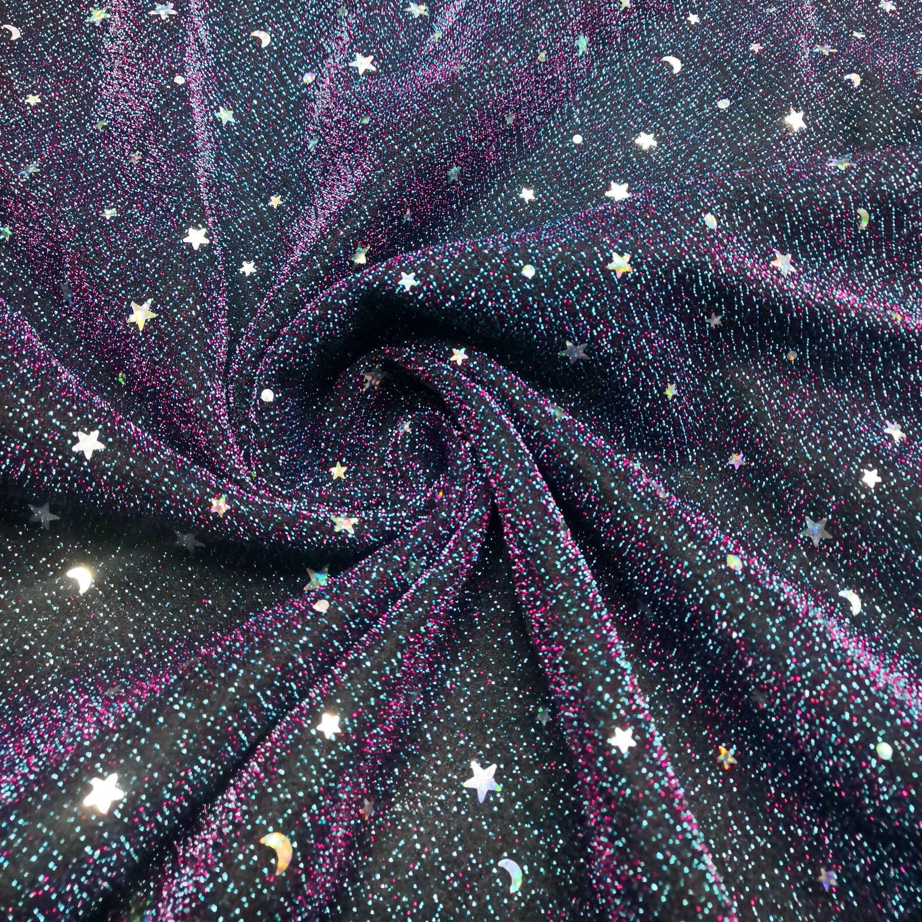 太阳月亮星星冲片线布 (1)