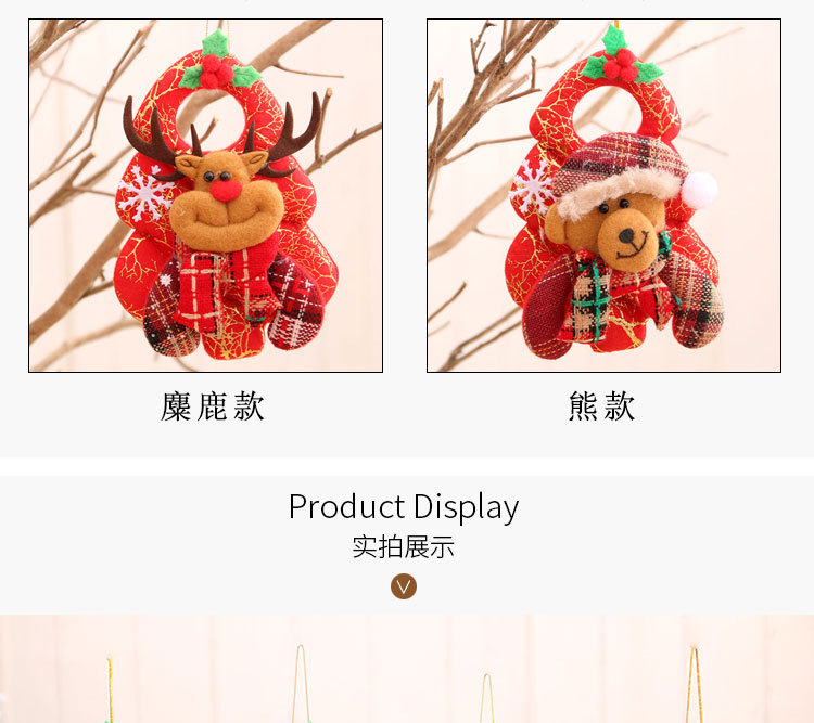 New Christmas Small Doll Christmas Ornament Wholesale display picture 6