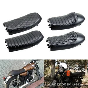 Motosiklet Retro Yastıq Oturacaq Çantası Düz Kişi Oturacaq Çantası CG125 Donqar Oturacaq