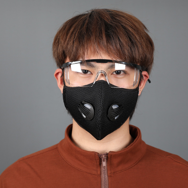 Cycling mask sports mask dustproof anti-splash anti-haze electric car bicycle KN95 filter mask wholesale