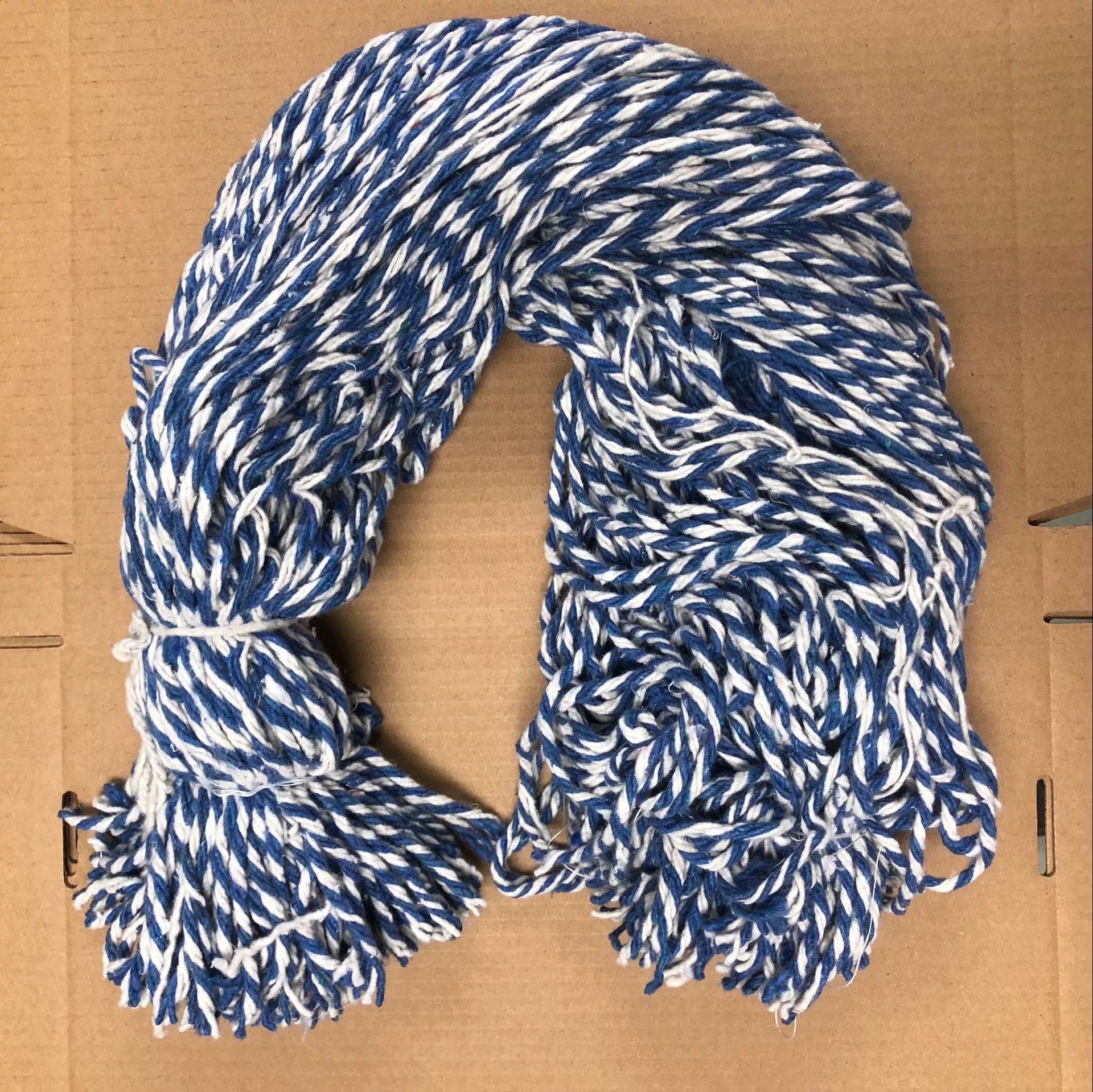 Линия швабры ручной работы Полиэстер Хлопковая линия Свойство Швабра Замена Хлопковой линии Линия швабры Полая веревка Бак Очистка автомобиля Хлопковая линия