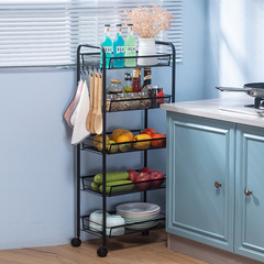 小推車置物架落地廚房浴室衛生間臥室多層收納架零食架移動儲物架