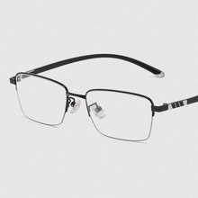 百世芬新款高档钛合金眼镜框近视商务眼镜架男士半框眼镜P959批发