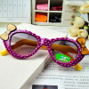 Children's sunglasses with bow, sun protection cream, Korean style, UF-protection