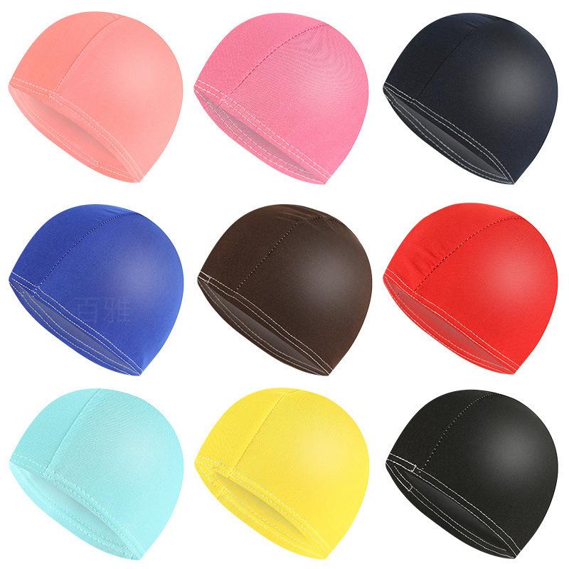 Basic Solid Color Nylon Swimming Accessories 1 Piece display picture 3