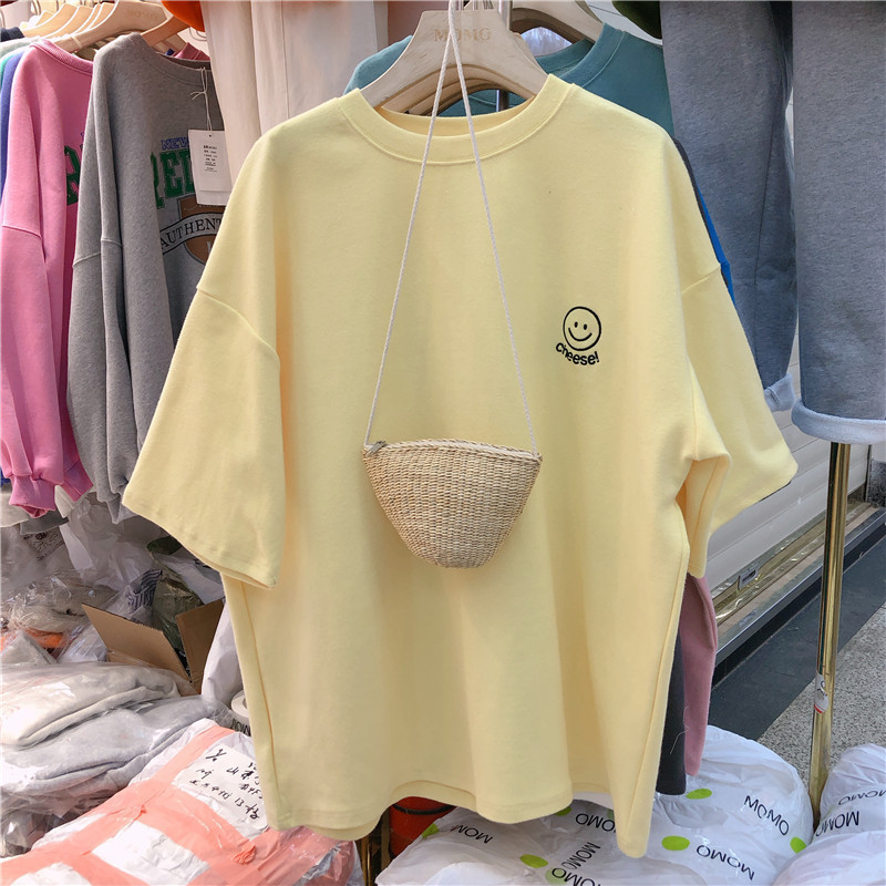 fashionable summer brand T-shirt for leisure for students