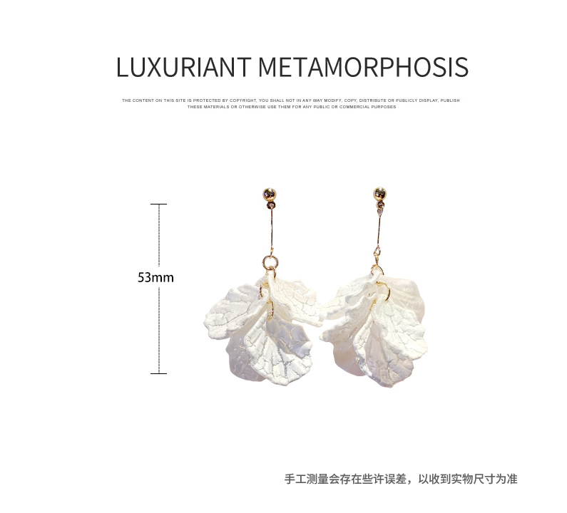 Fashion Long Tassel Shell Petal New Shell Petal Earrings display picture 1