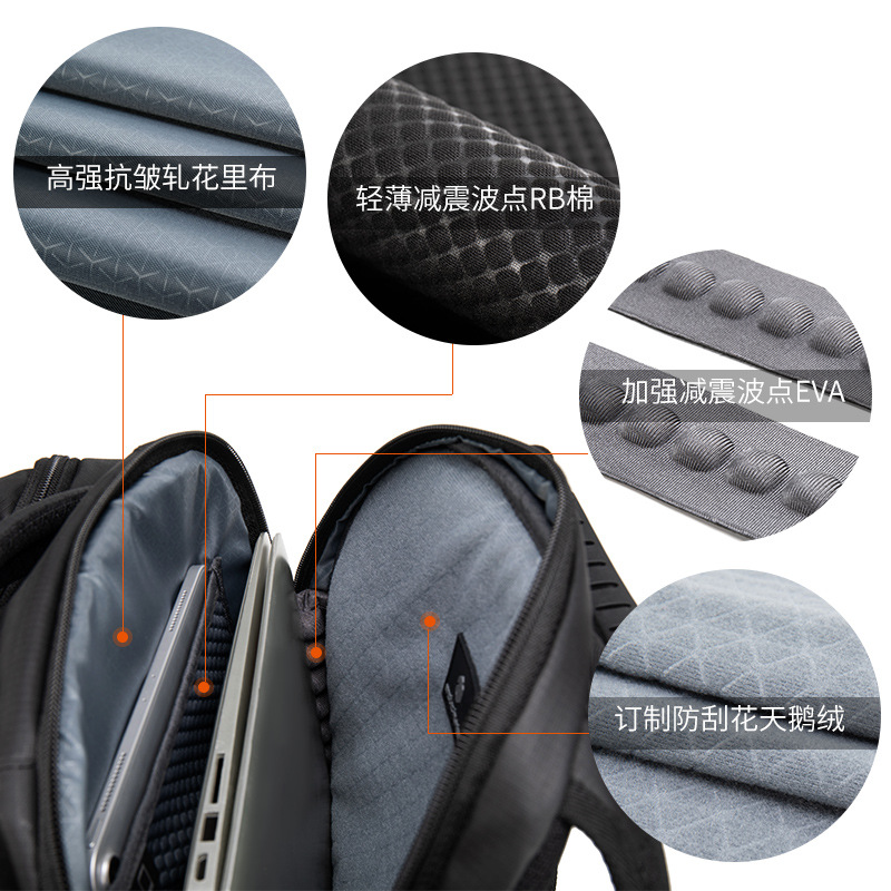 跨境大容量多功能双肩包户外旅行背包商务防盗防水电脑包运动男包