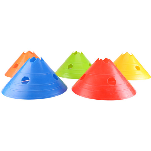 Large thickened football logo disc plum blossom hole logo disc roadblock obstacle football training auxiliary supplies