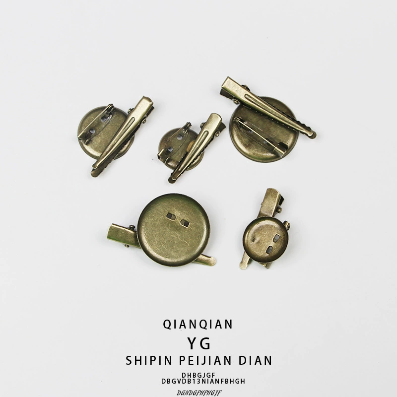 Фабрика прямой Металл Простой контактный диск штырь аксессуары оптом аксессуары штырь Утконос клип простой