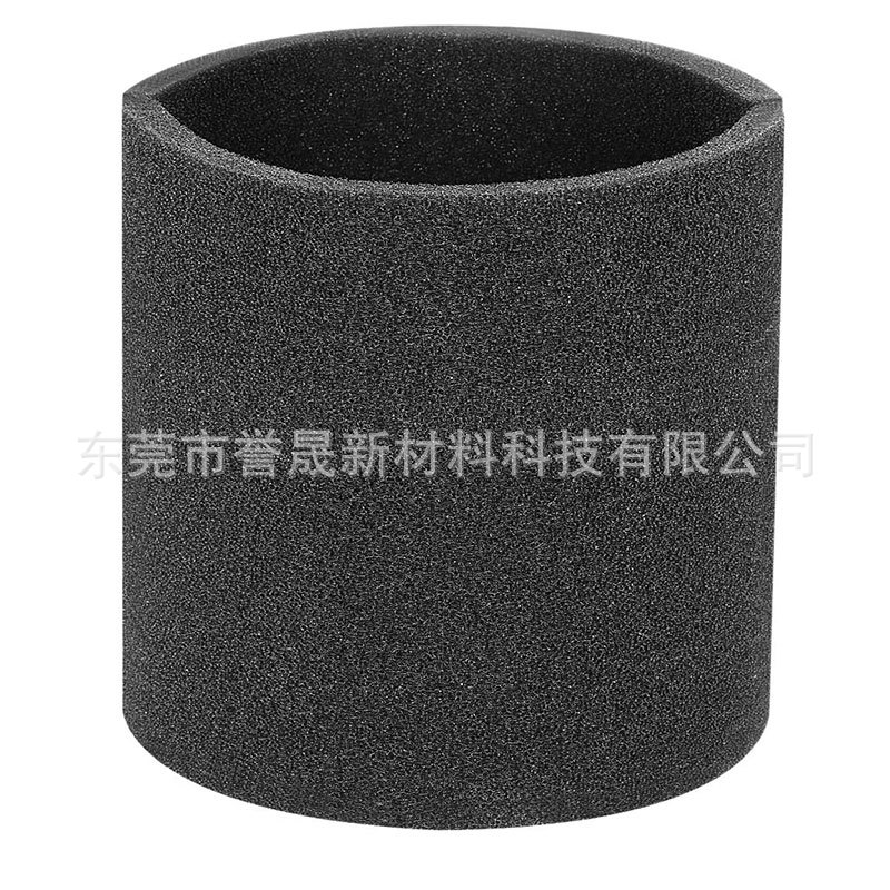 圆柱形真空吸尘器海绵过滤棉芯 立体式吸尘器替换滤网