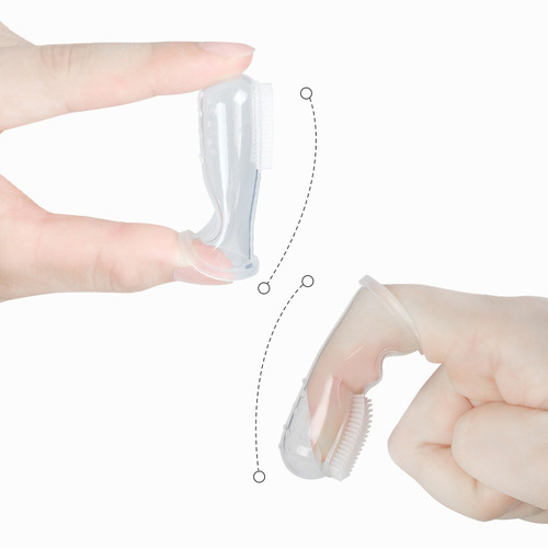 Insilicon silicone toothbrush, baby finger sleeve thumb sleeve toothbrush, pet finger toothbrush, baby toothbrush