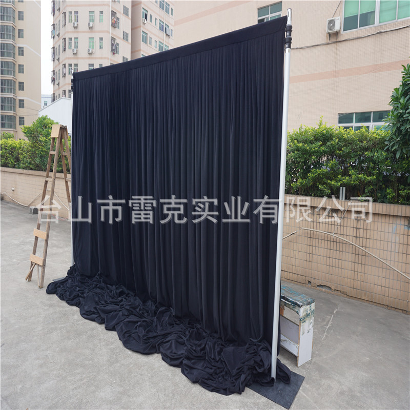 背景展示展览会 婚庆道具 伸缩架多节铝合金窗帘架
