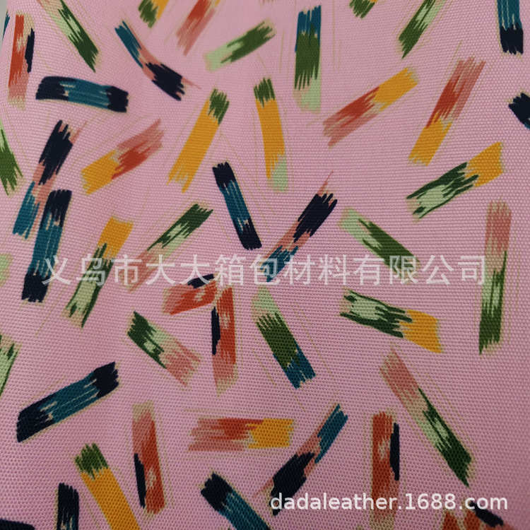 600DPU digital printing, eco-friendly PU Oxford fabric, digital printing, sample and design provided, bulk goods available detail image 11