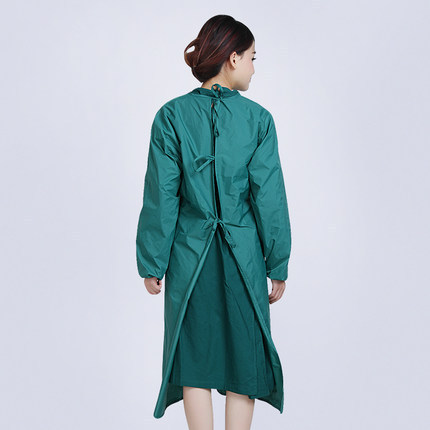 Waterproof surgical gown protective suit long-sleeved surgical robe waterproof cover gown surgical suit wear-resistant breathable quick-drying lightweight