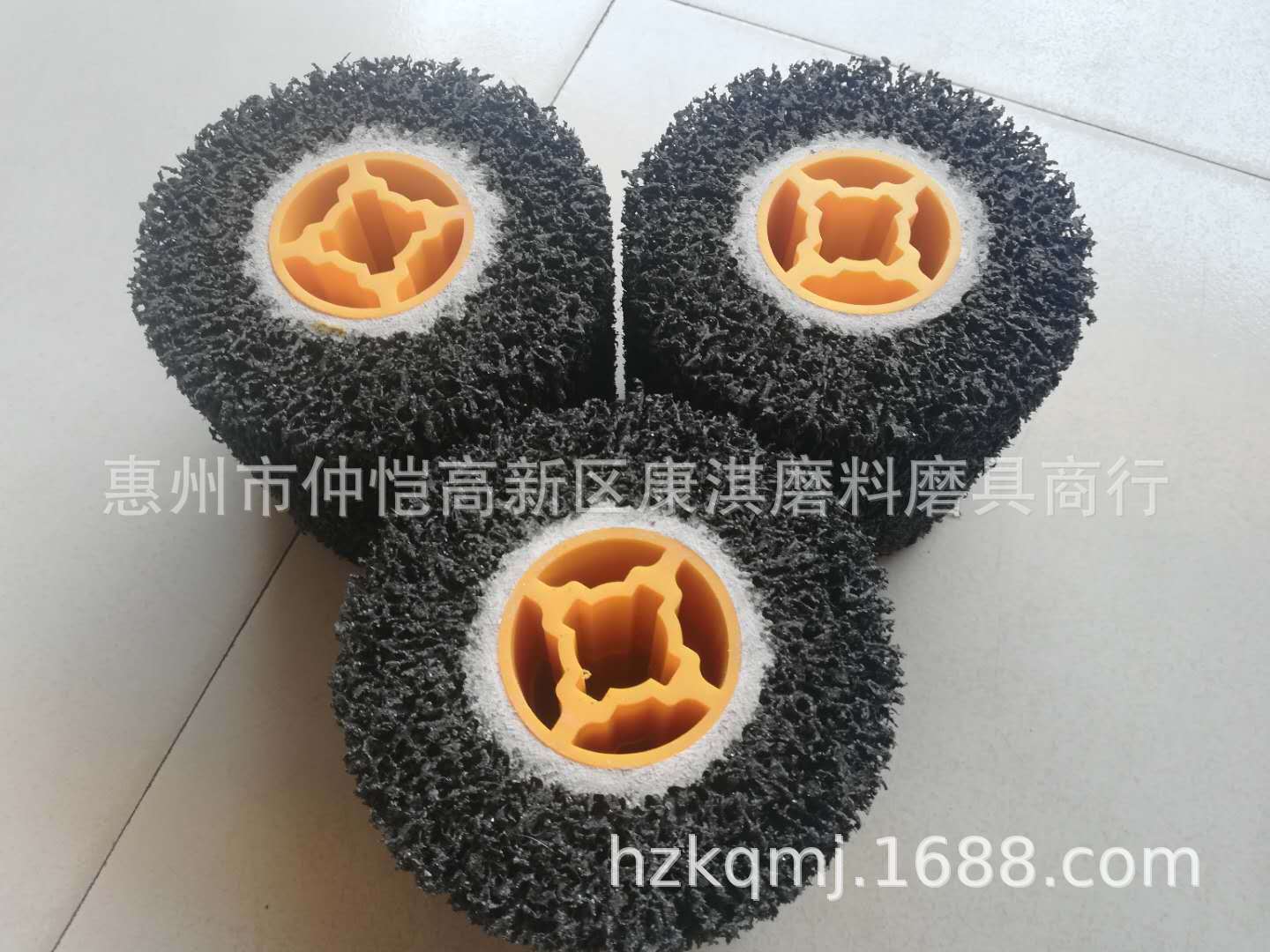 黑金刚抛光轮115x100x19 不锈钢金属抛光拉丝机除锈轮