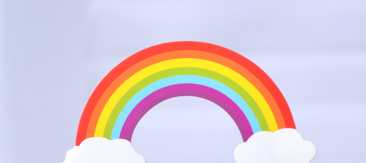 节日用品蛋糕装饰大彩虹生日彩虹套装派对蛋糕插件烘焙用品甜品台蛋糕插牌详情图3