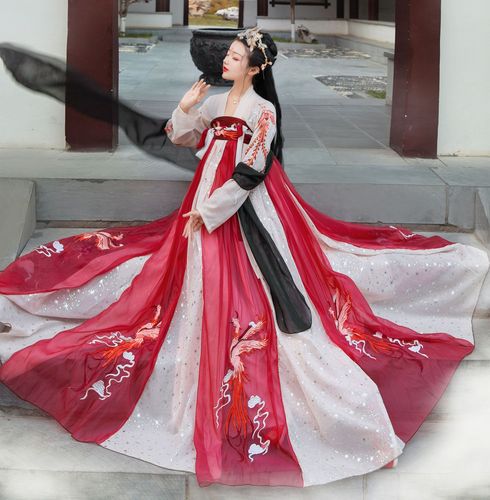 Hanfu female chest Ru skirts improved tang suit Chinese wind everyday suit performing hanfu costume dress